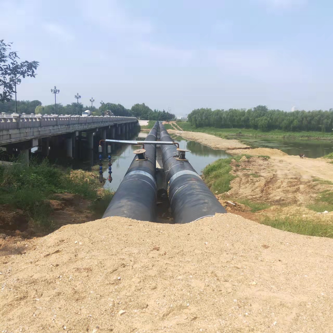 永州西气东输管道施工输油管道清洗